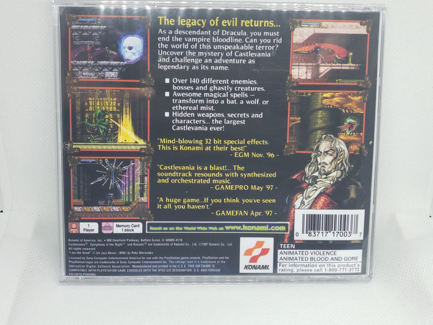 Castlevania Symphony of the Night - Custom Case