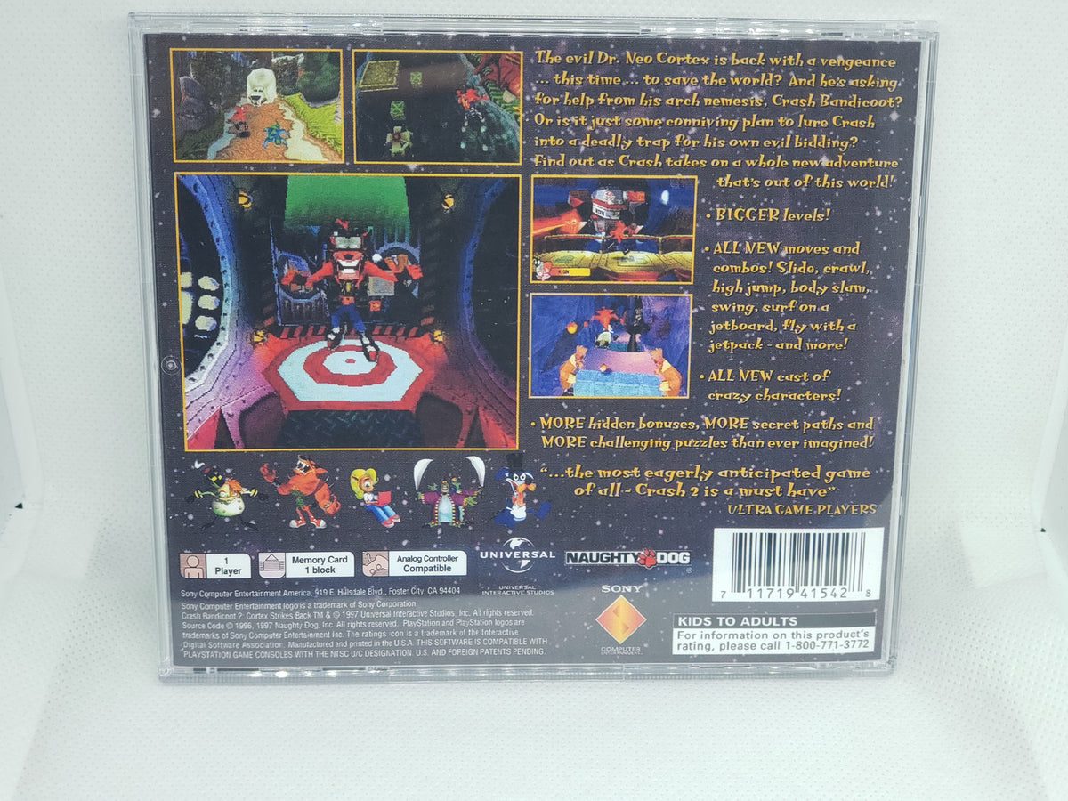 Crash Bandicoot 2 Cortex Strikes Back - Custom Case