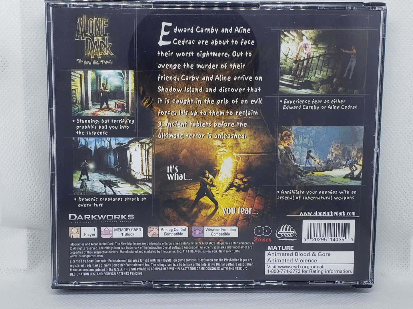 Alone in the Dark - Custom Case