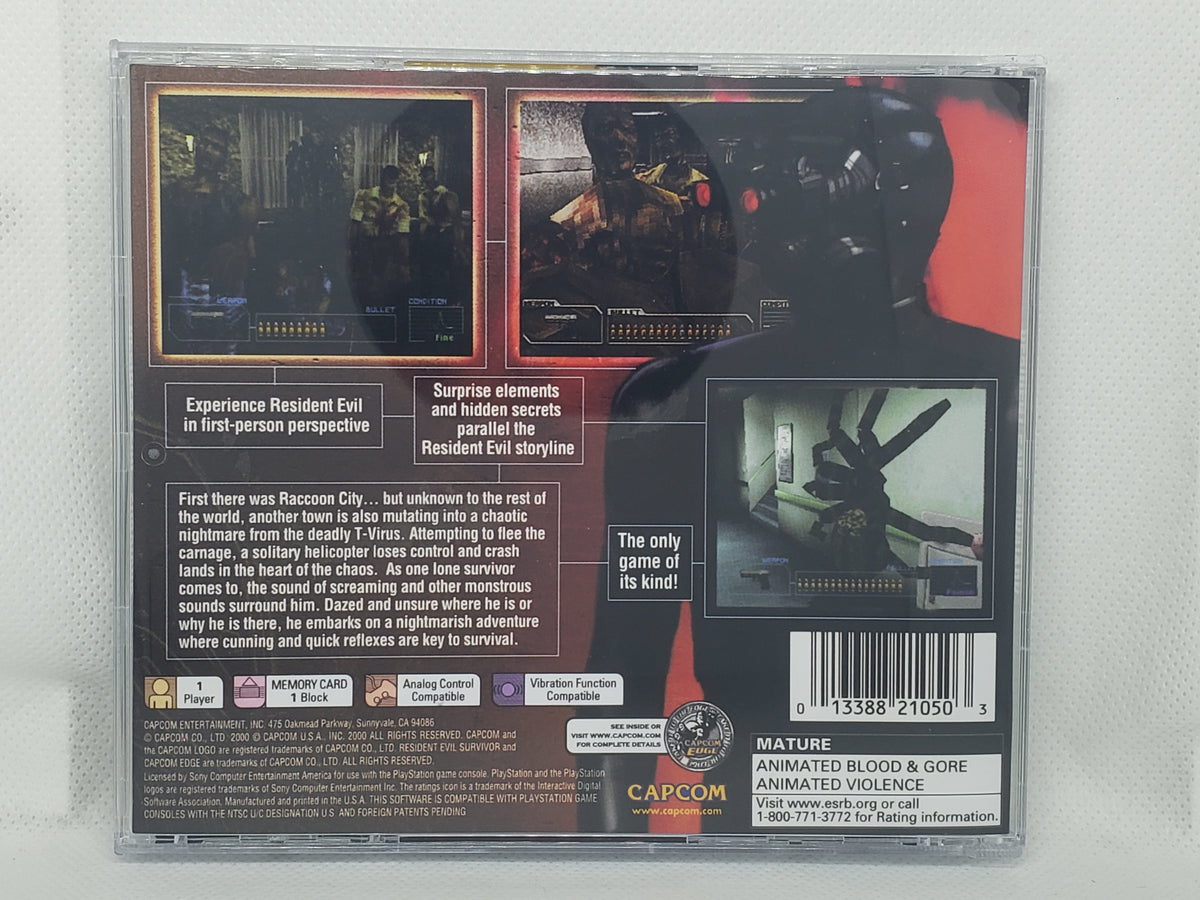 Resident Evil Survivor - Custom Case