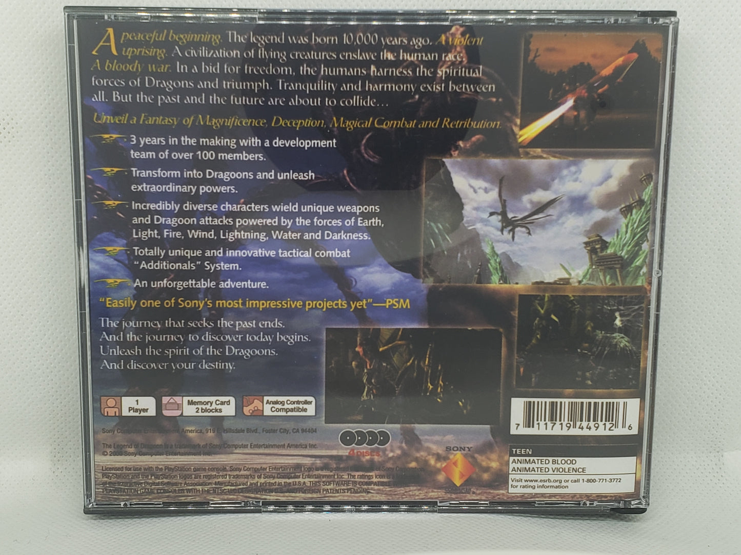 Legend of Dragoon - Custom Case