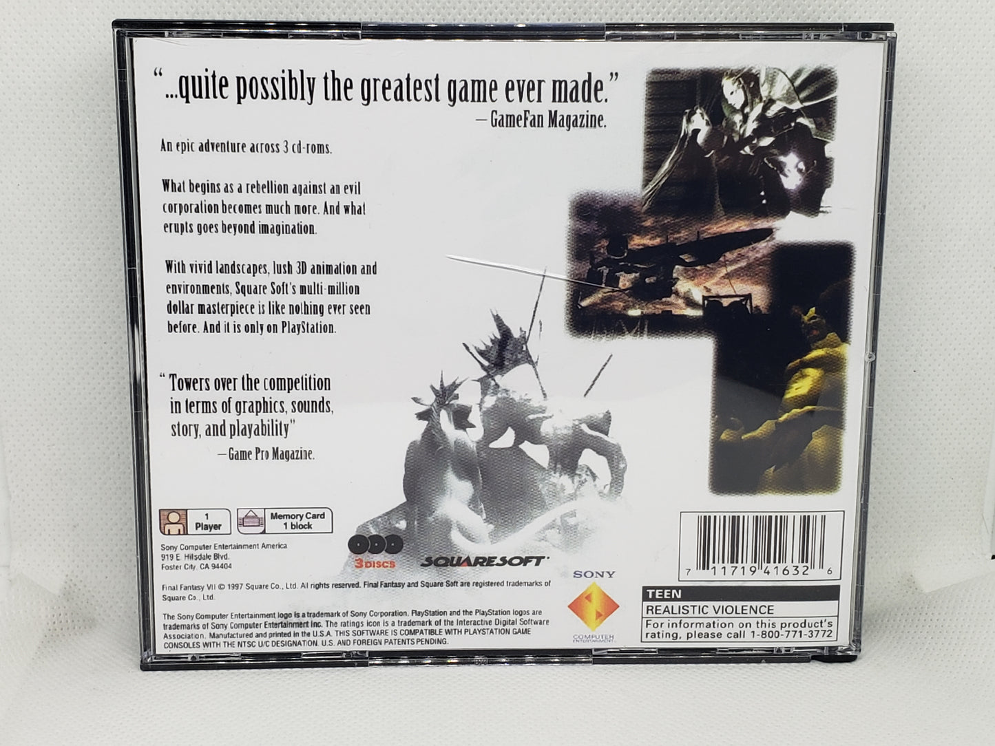 Final Fantasy VII - Custom Case
