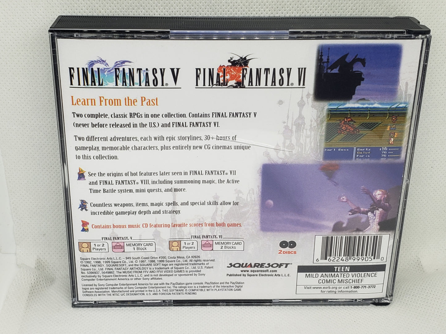Final Fantasy Anthology - Custom Case