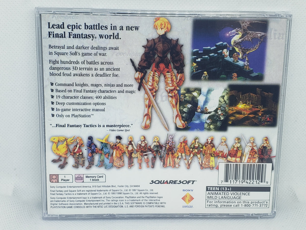 Final Fantasy Tactics - Custom Case