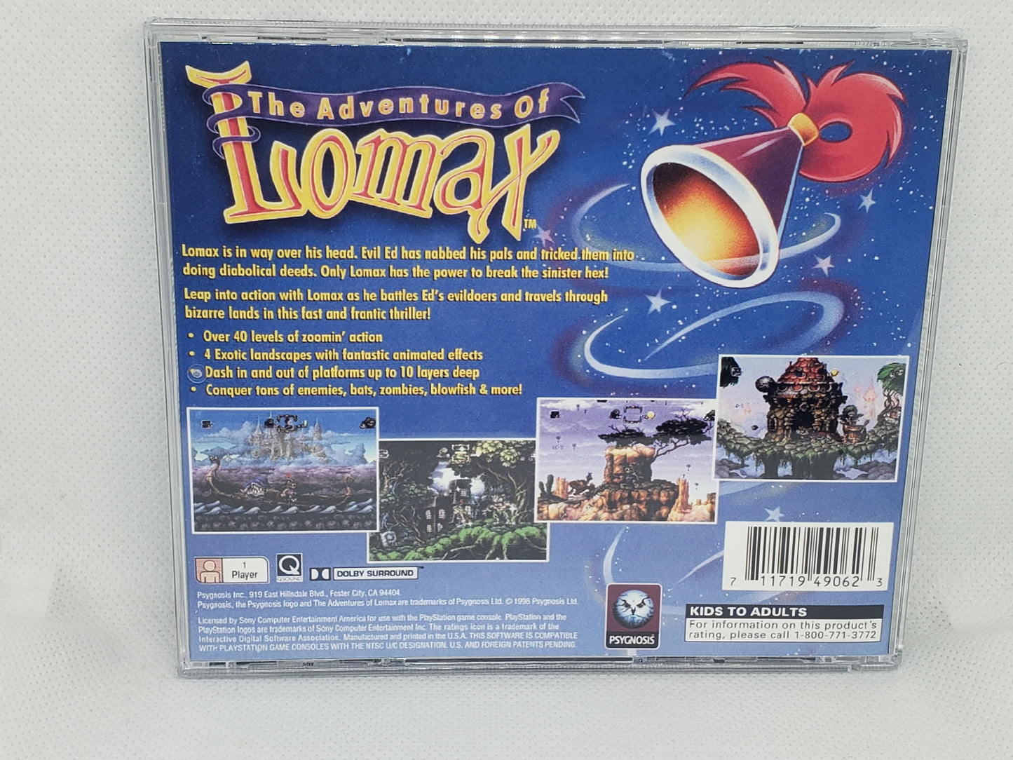 Adventures of Lomax - Custom Case