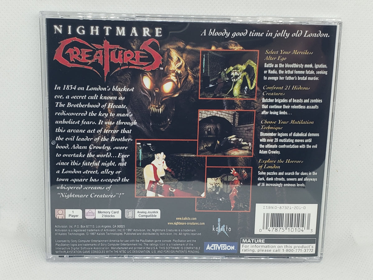 Nightmare Creatures - Custom Case