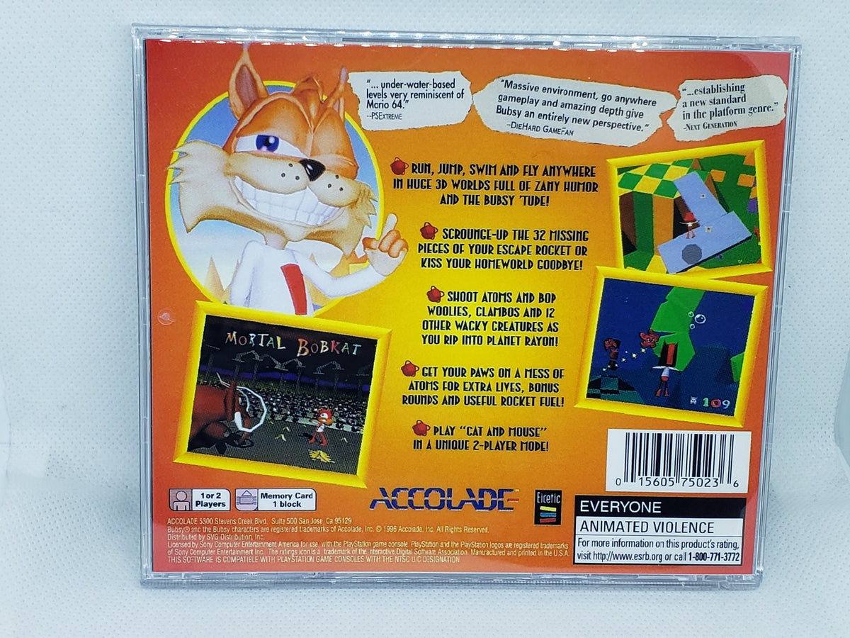 Bubsy 3D - Custom Case