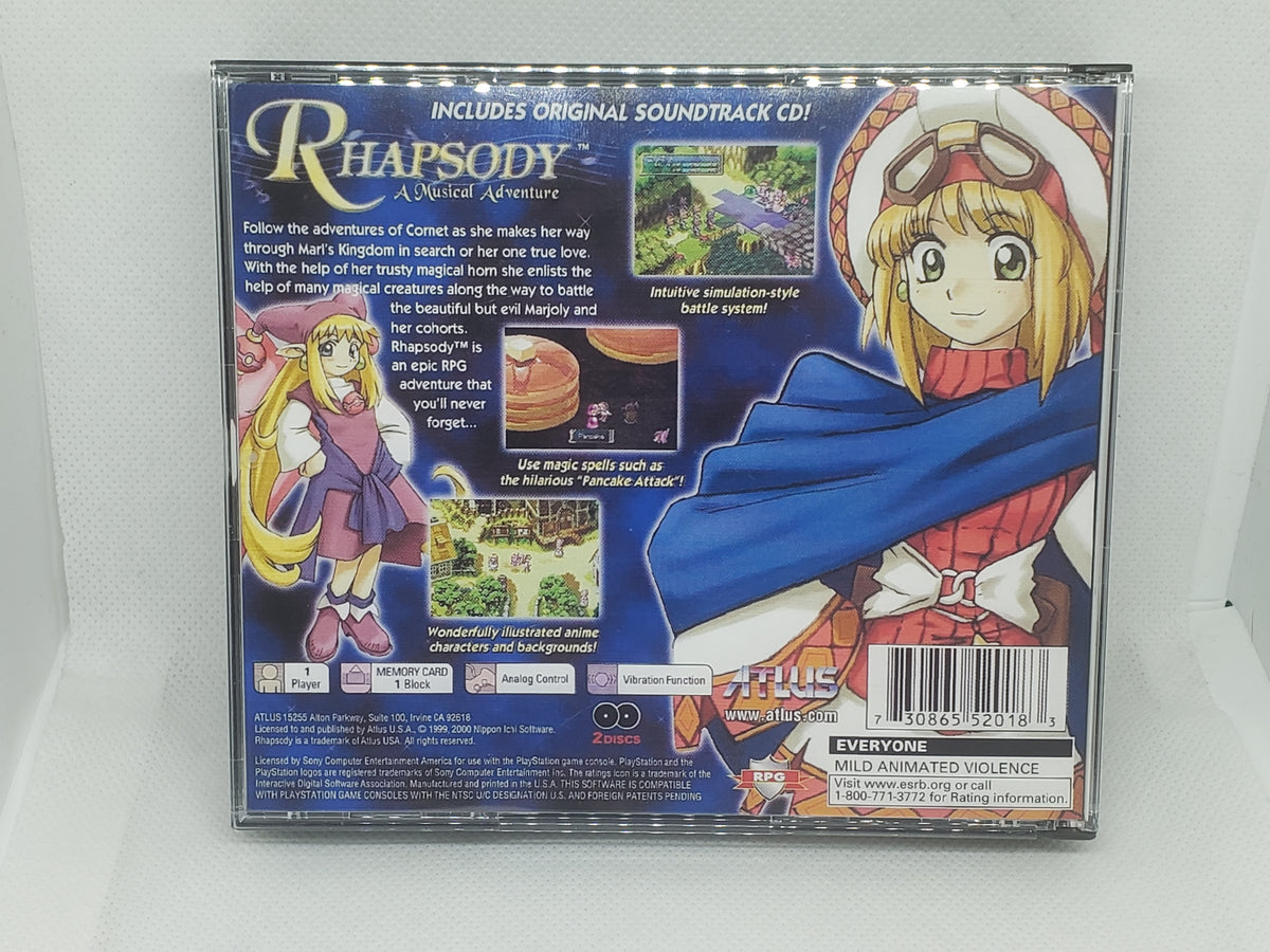 Rhapsody A Musical Adventure - Custom Case