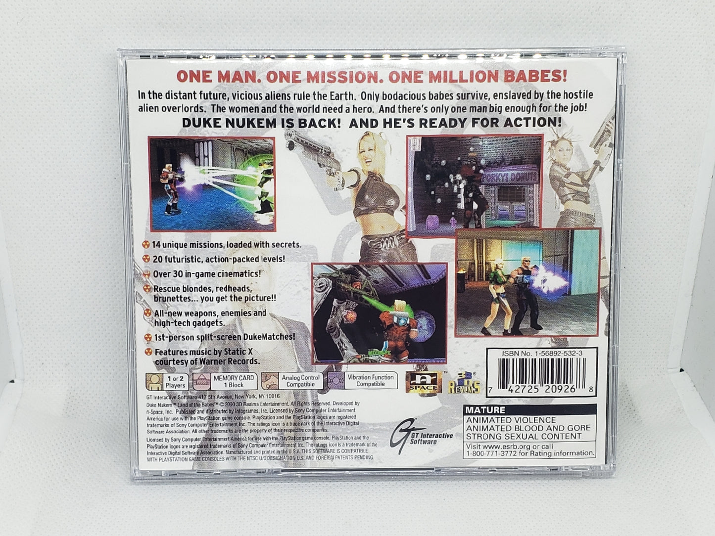 Duke Nukem Land of Babes - Custom Case
