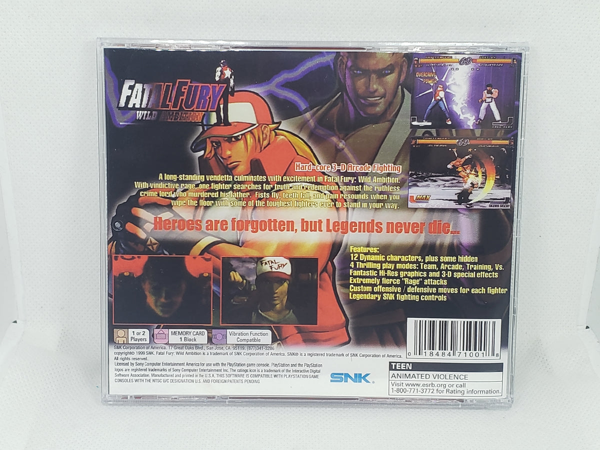 Fatal Fury Wild Ambition - Custom Case