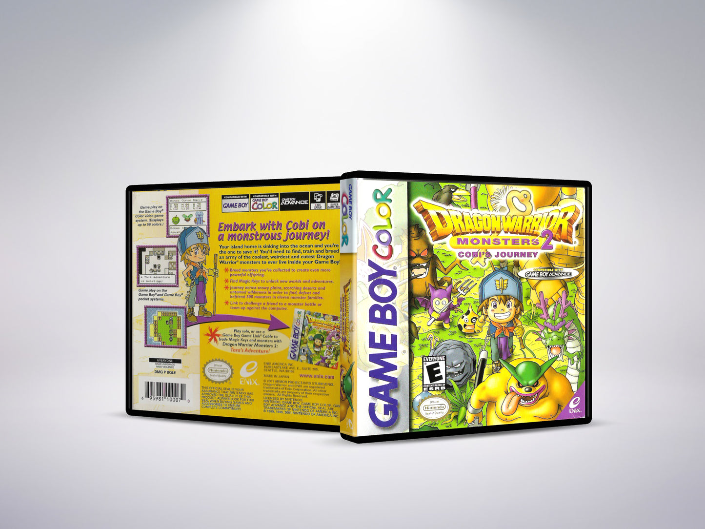 Dragon Warrior Monsters II - Cobi's Journey - Custom Case