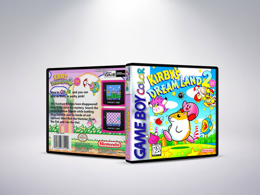 Kirby's Dreamland 2 DX - Custom Case