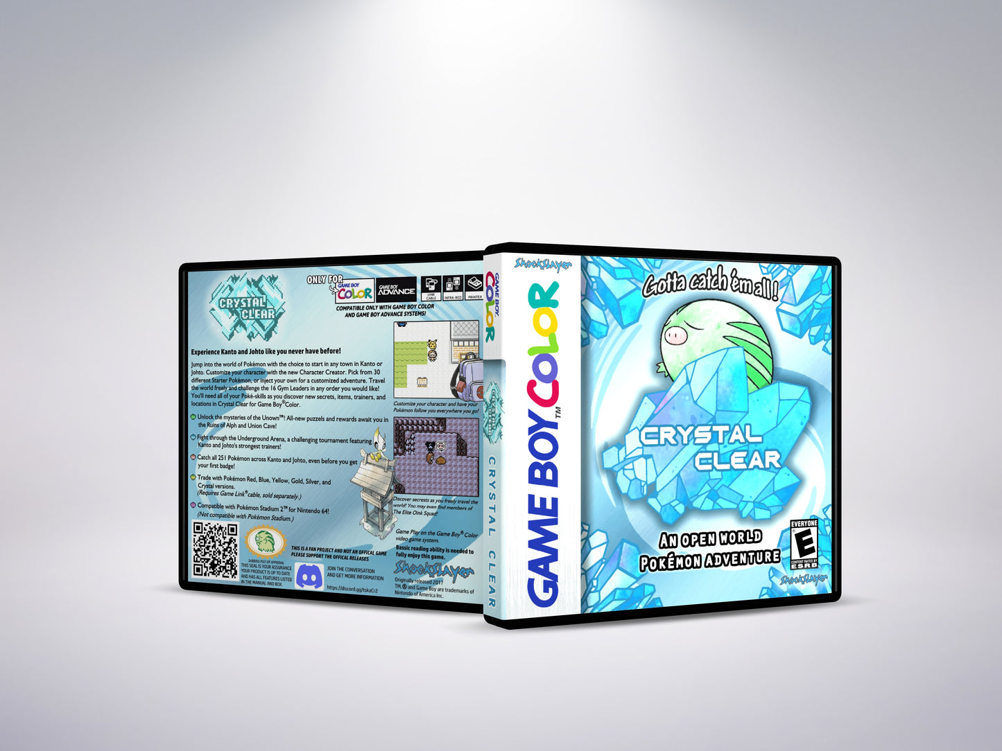 Pokemon Crystal Clear - Custom Case