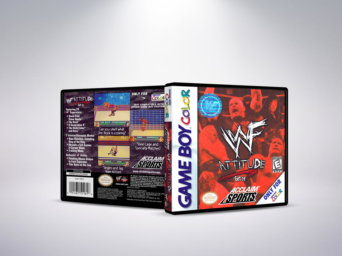 WWF Attitude - Custom Case