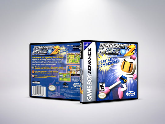 Bomberman Max 2- Blue Advance - Custom Case