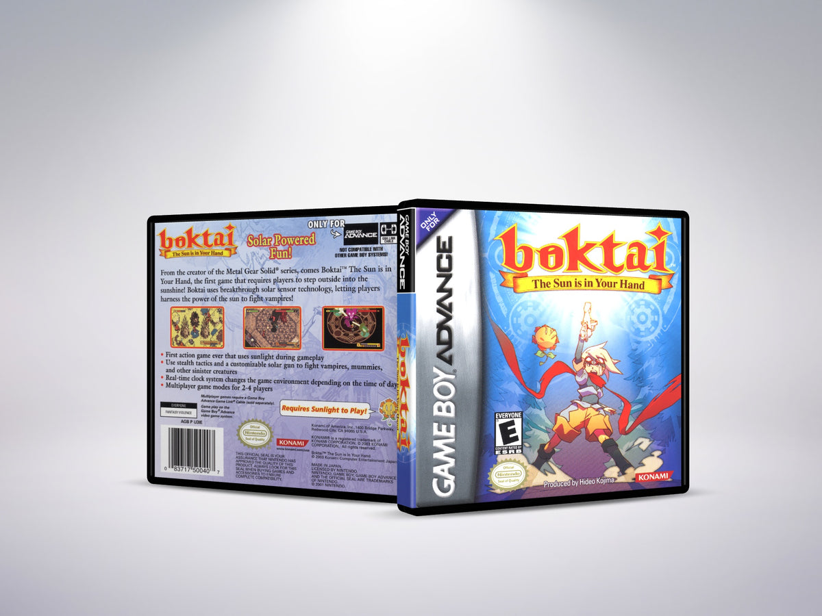 Boktai - The Sun Is in Your Hand - Custom Case
