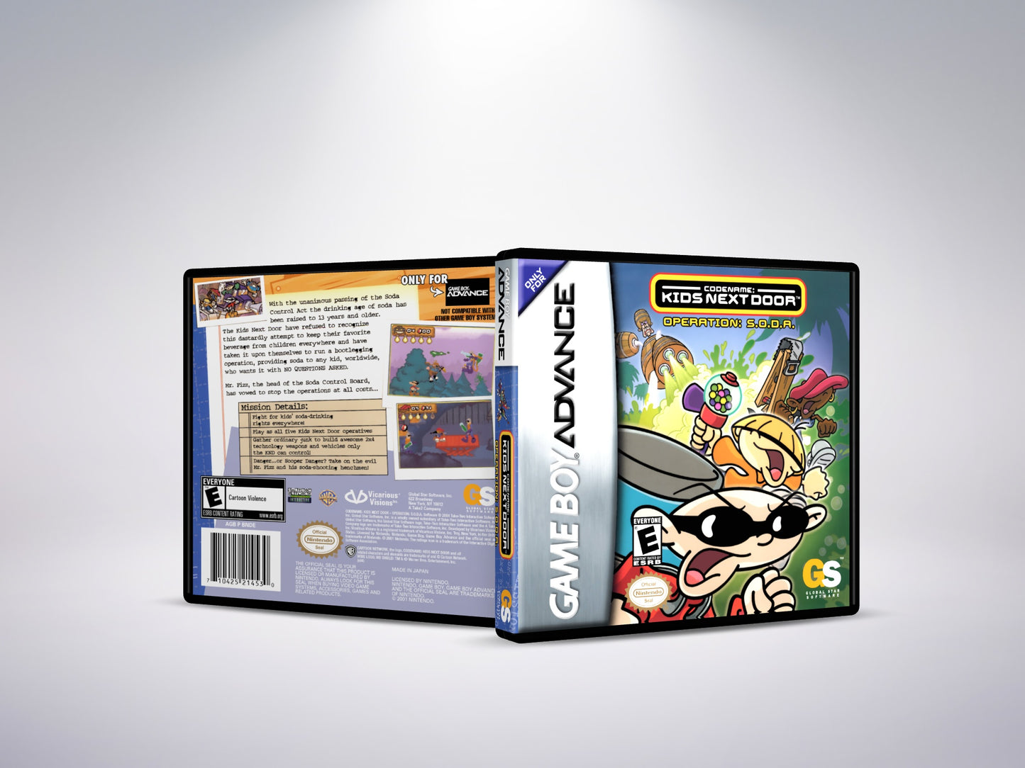 Codename Kids Next Door – Operation S.O.D.A - Custom Case