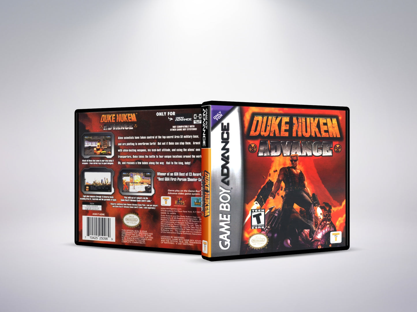Duke Nukem Advance - Custom Case