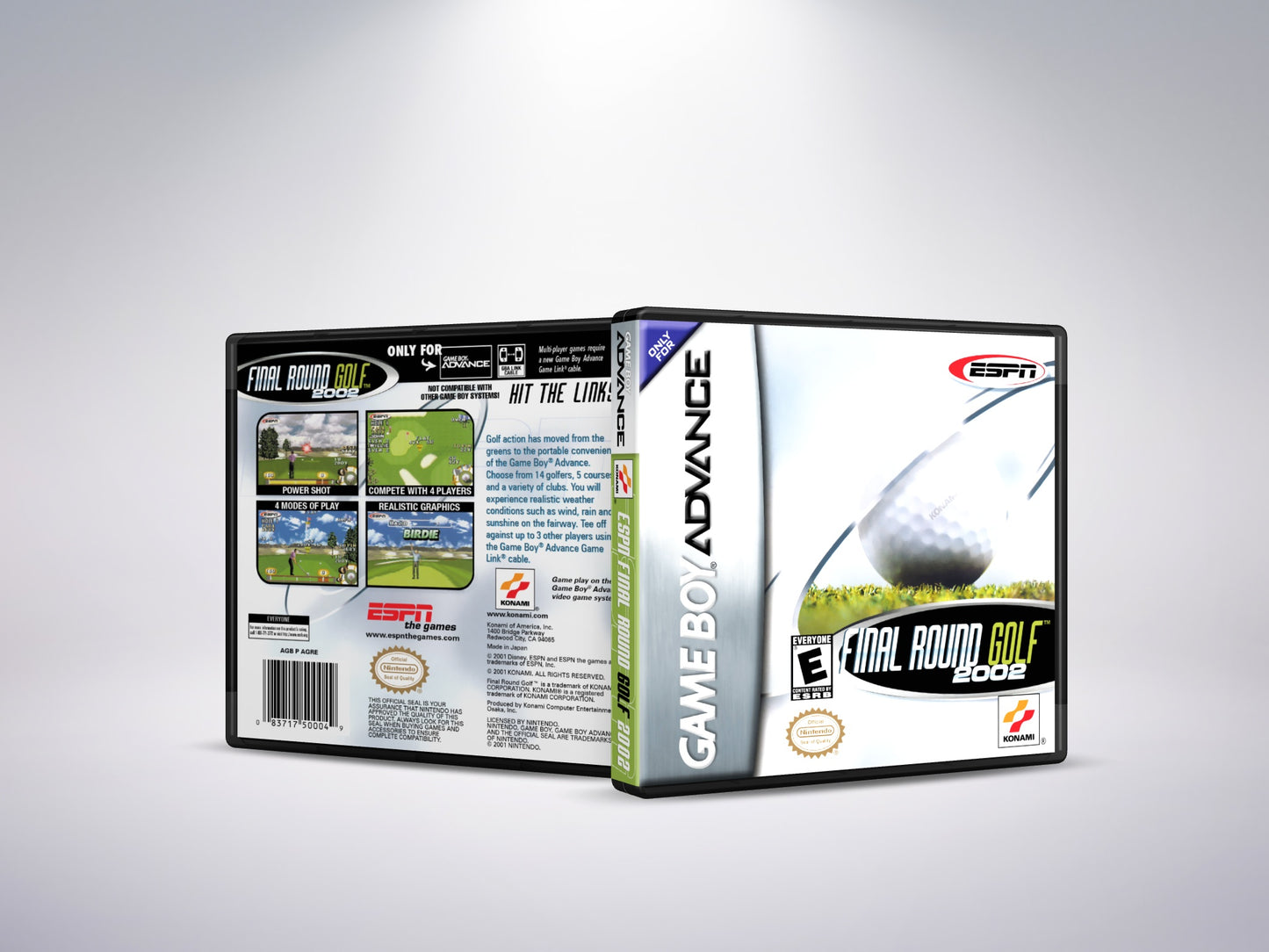 ESPN Final Round Golf 2002 - Custom Case
