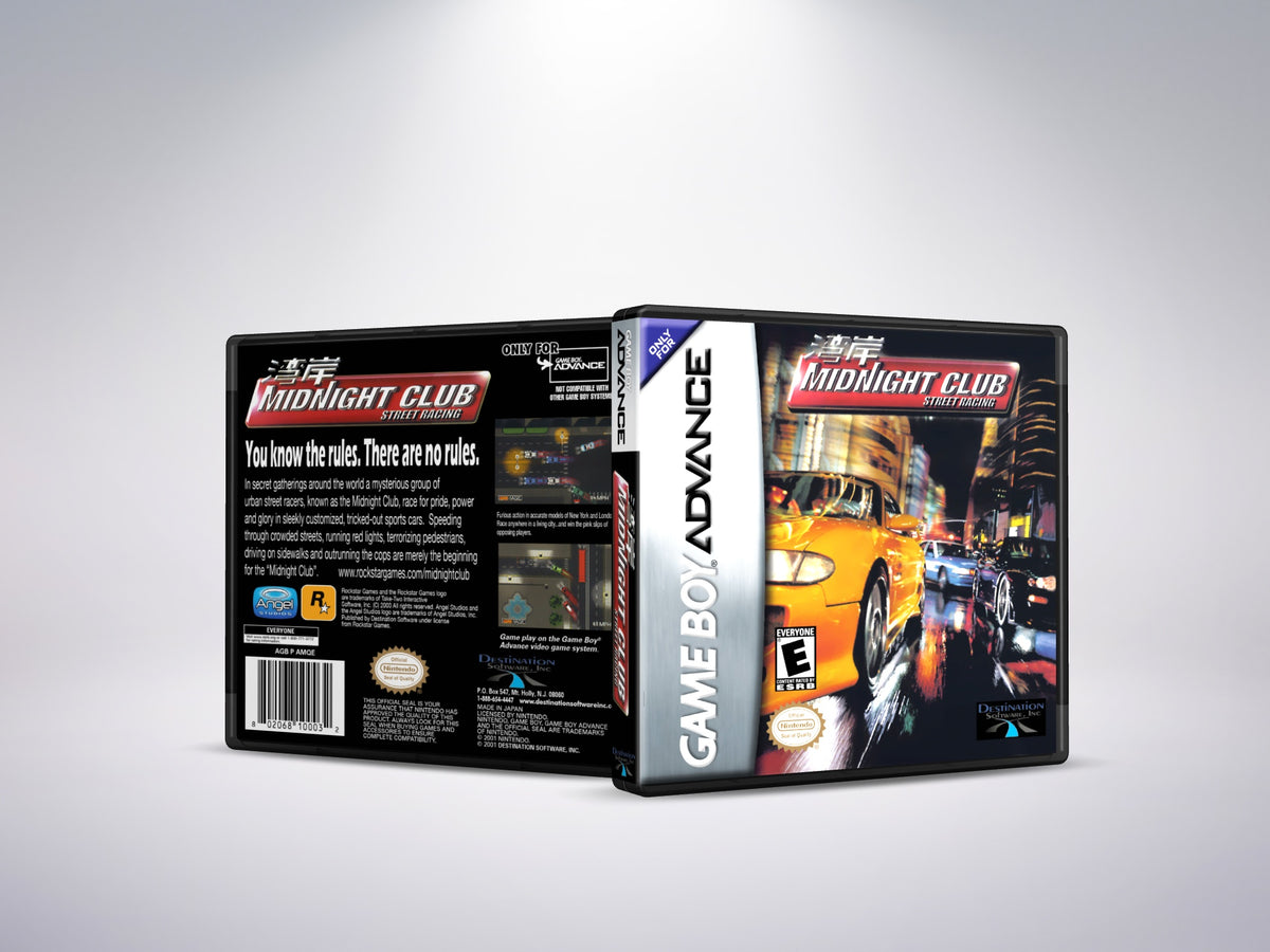 Midnight Club - Street Racing - Custom Case