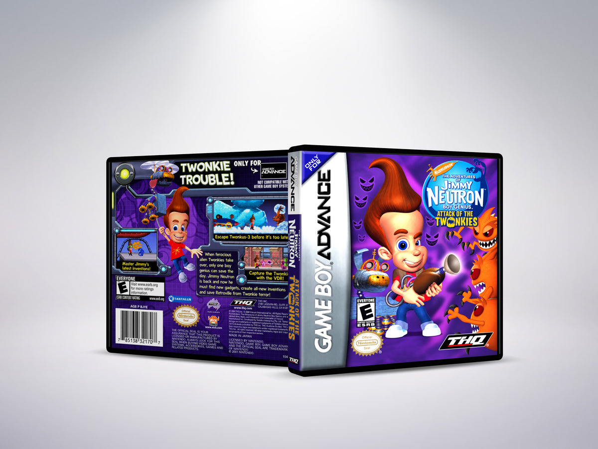Adventures of Jimmy Neutron Boy Genius - Attack of the Twonkies - Custom Case