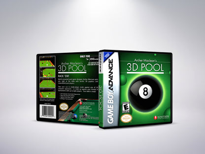 Archer Maclean's 3D Pool - Custom Case