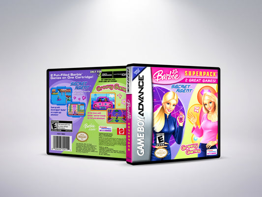 Barbie Superpack Secret Agent Barbie & Barbie Groovy Games - Custom Case