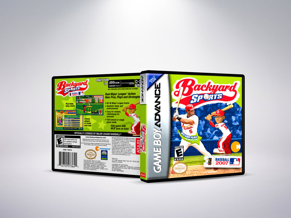 Backyard Sports - Baseball 2007 - Custom Case