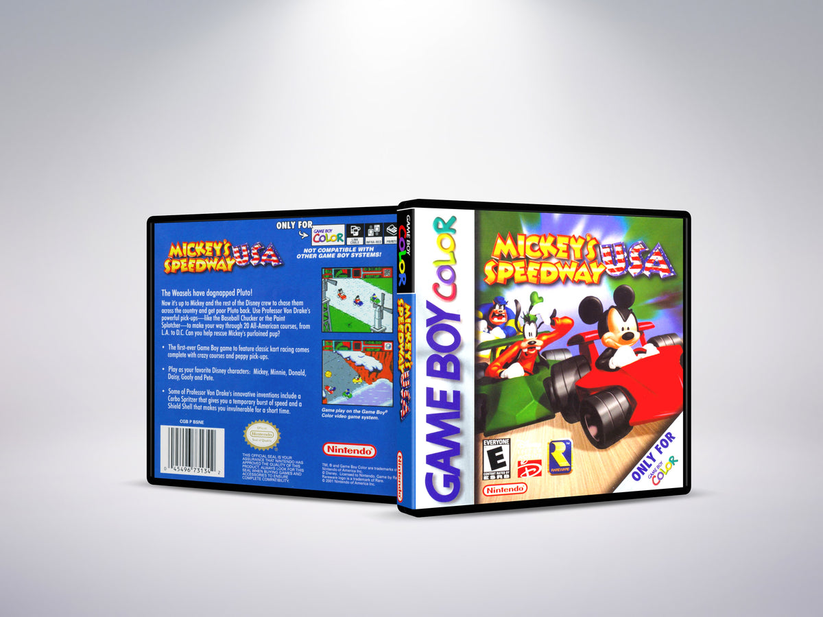 Mickey's Speedway USA - Custom Case