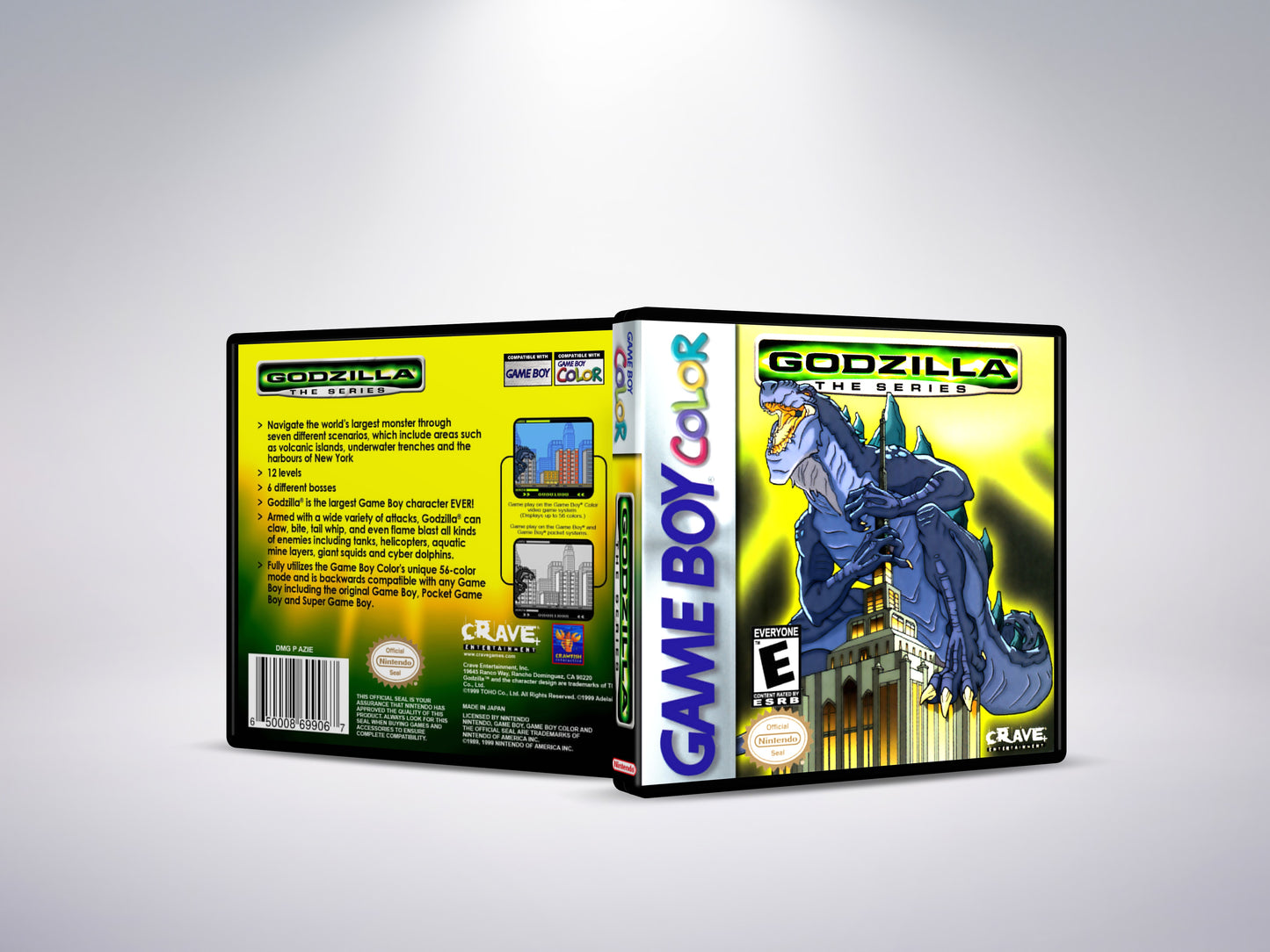 Godzilla - The Series - Custom Case