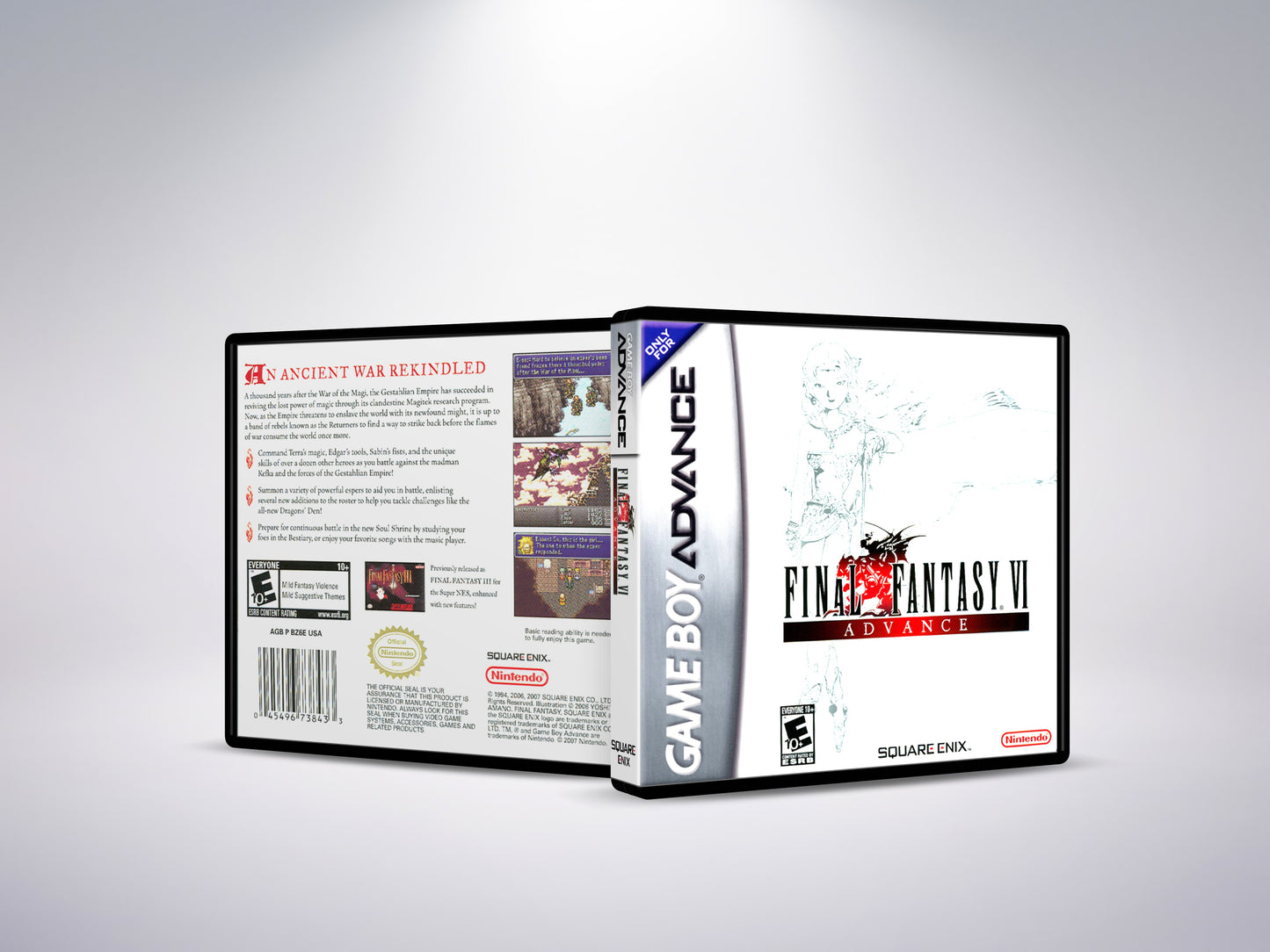 Final Fantasy VI Advance - Custom Case