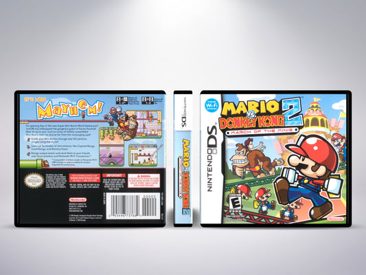 Mario Vs. Donkey Kong 2 March of the Minis - Custom Case