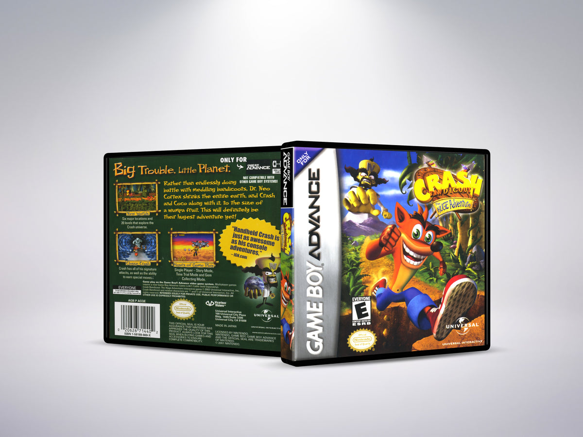 Crash Bandicoot The Huge Adventure - Custom Case