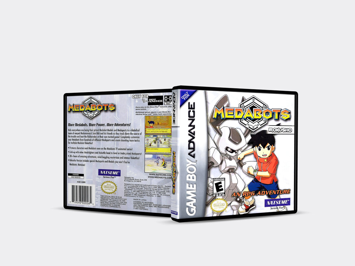 Medabots Rokusho Silver - Custom Case