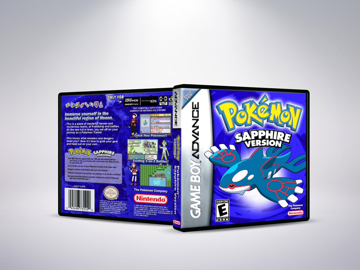 Pokemon Sapphire - Custom Case