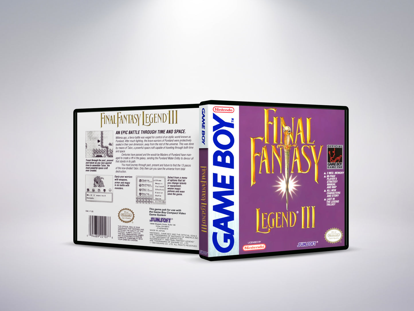 Final Fantasy Legend III - Custom Case