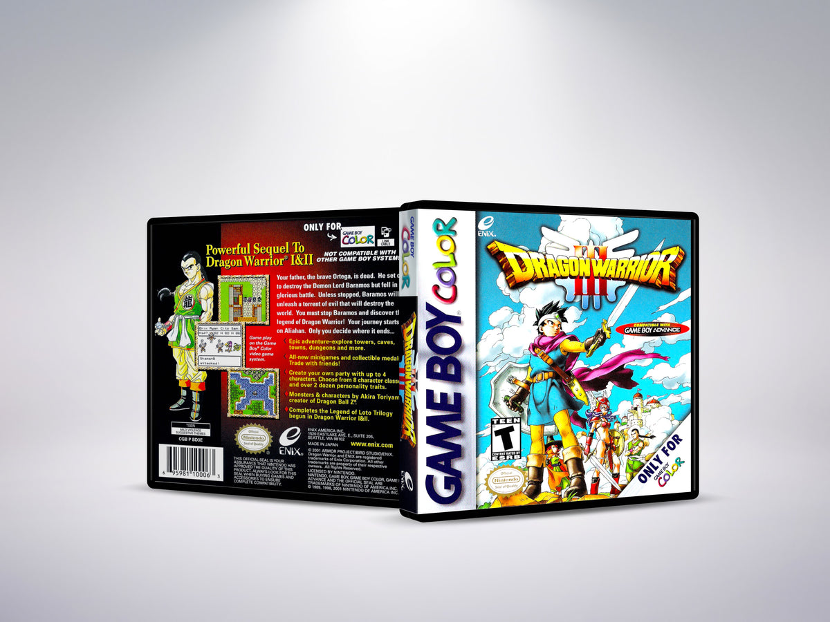 Dragon Warrior III - Custom Case