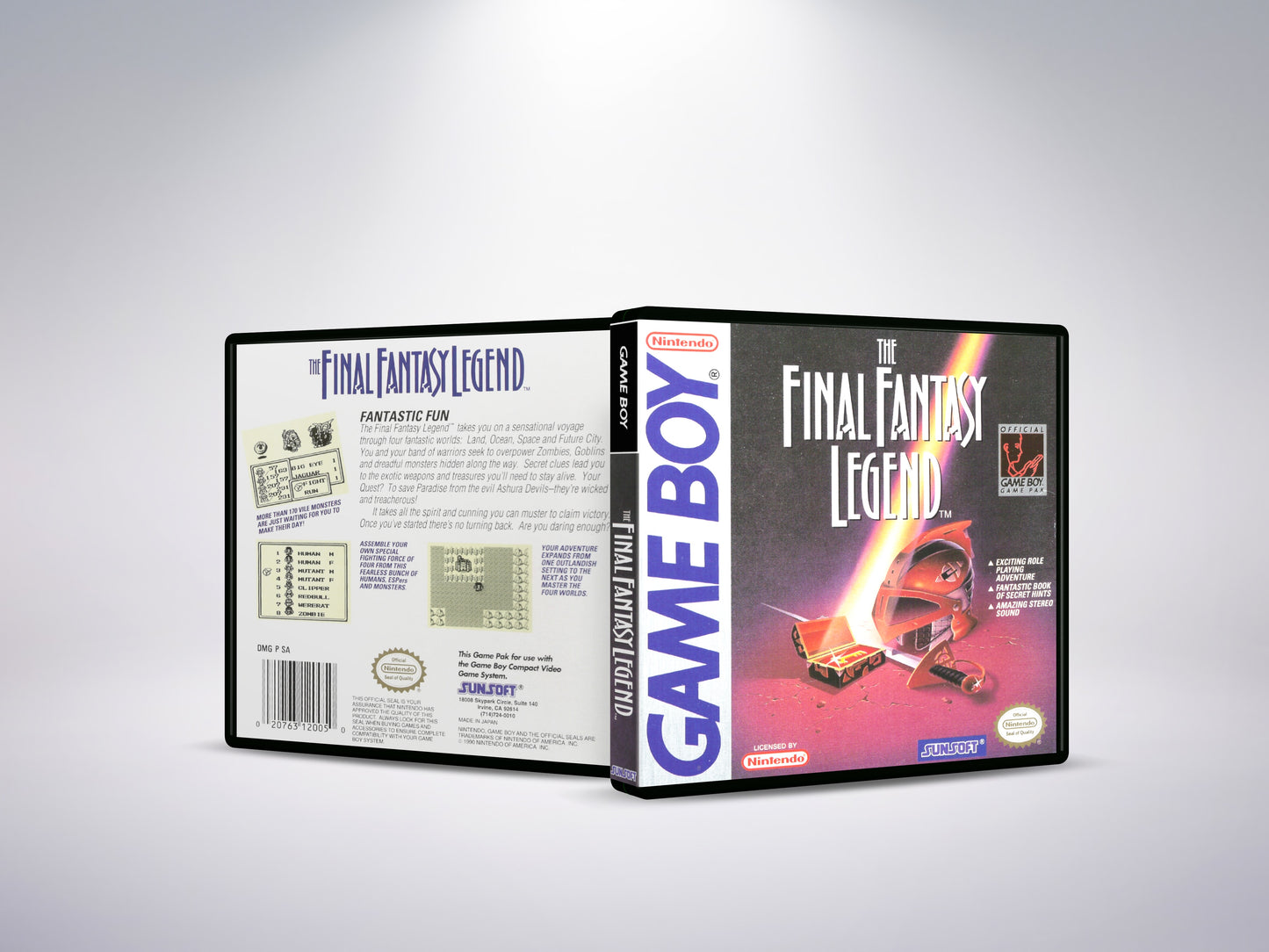 Final Fantasy Legend - Custom Case