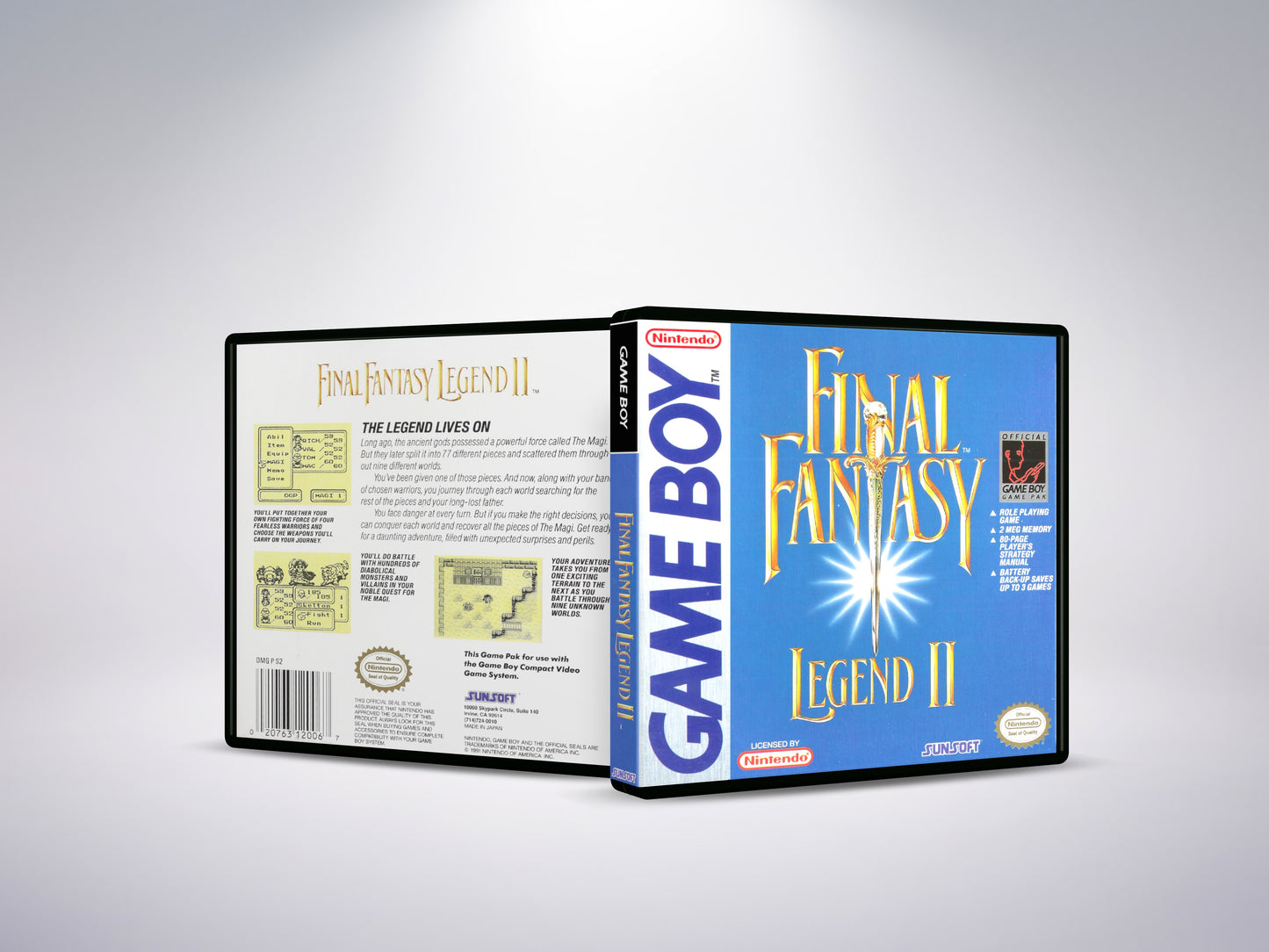 Final Fantasy Legend II - Custom Case