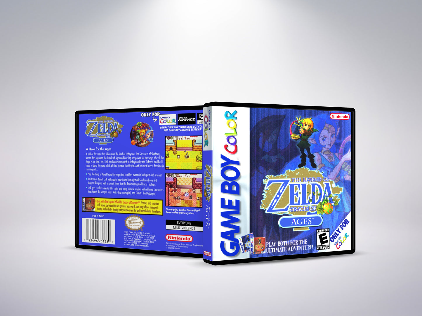 Legend of Zelda - Oracle of Ages - Custom Case