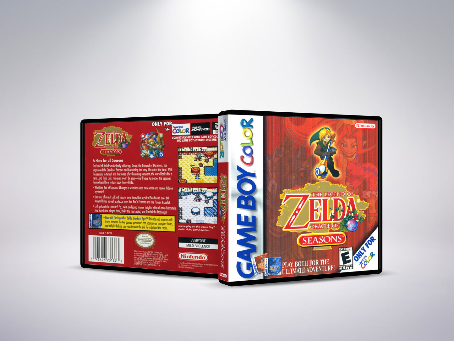 Legend of Zelda - Oracle of Seasons - Custom Case