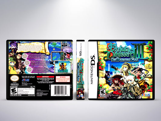 Etrian Odyssey III The Drowned City - Custom Case