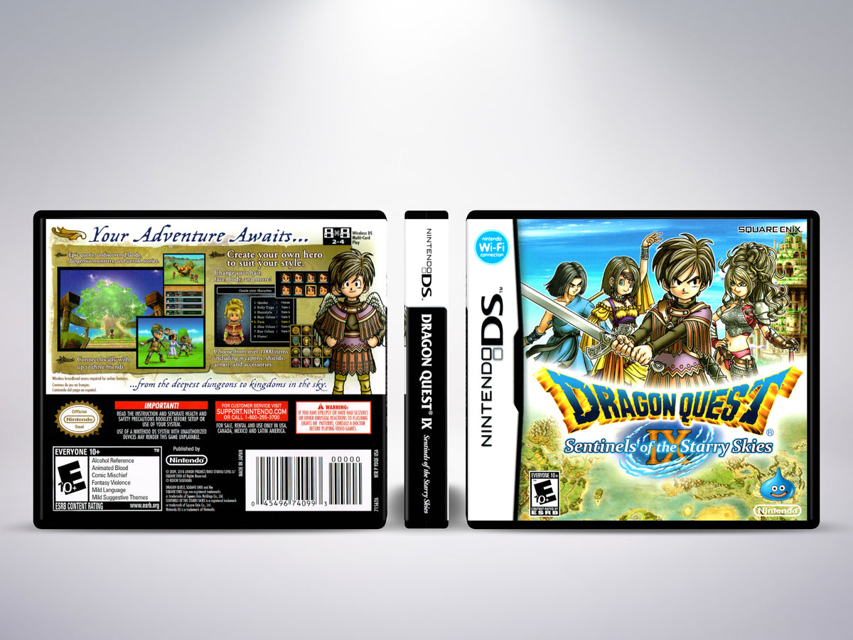 Dragon Quest IX Sentinels of the Starry Skies - Custom Case