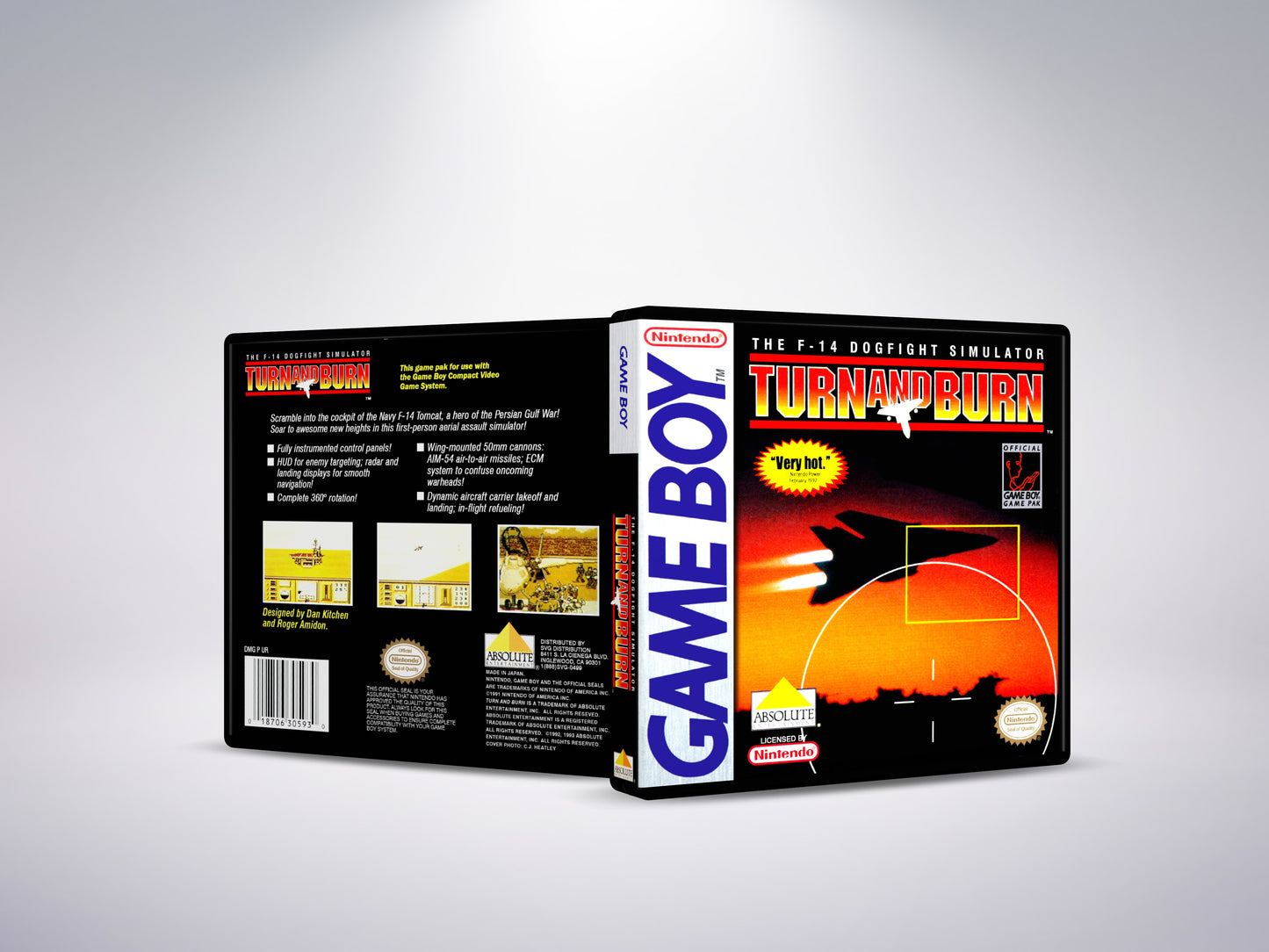 Turn and Burn - The F-14 Dogfight Simulator - Custom Case