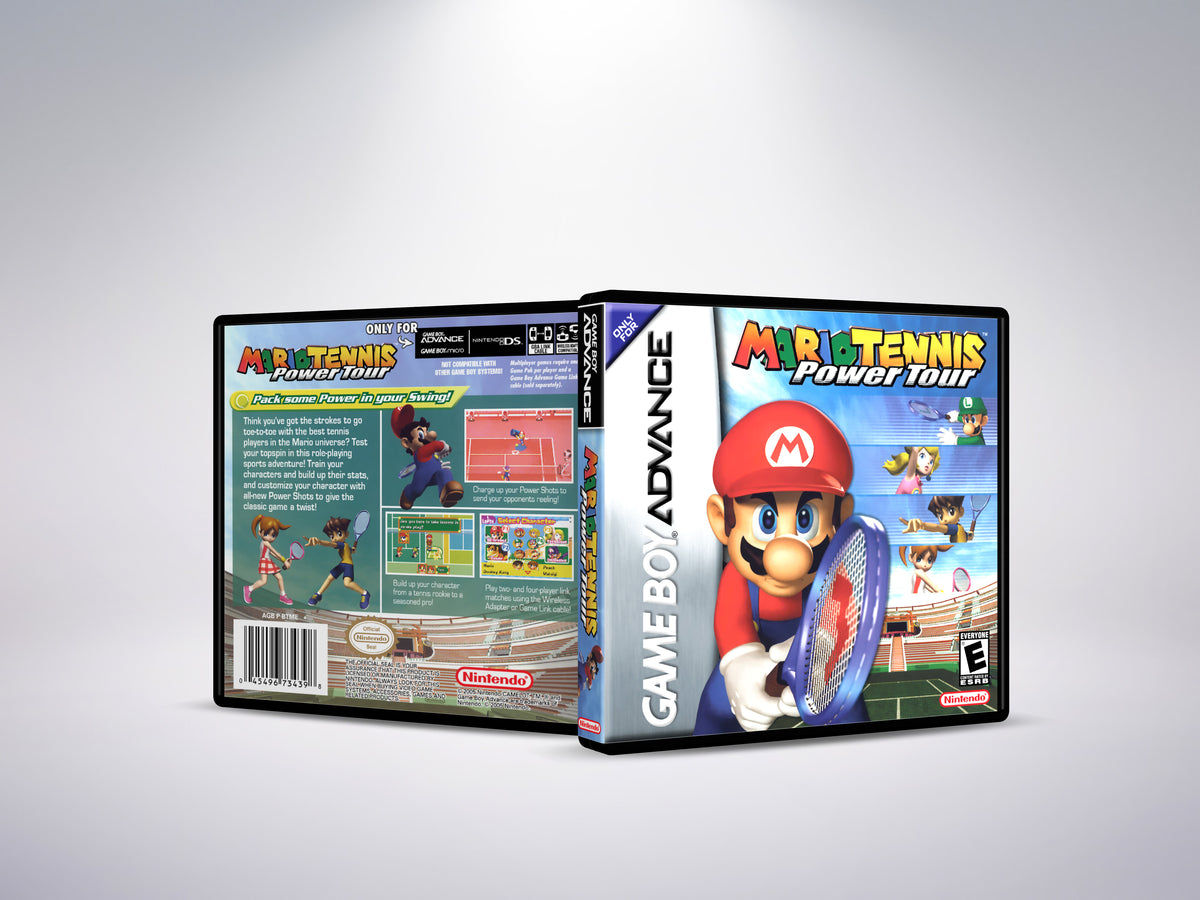 Mario Tennis - Power Tour - Custom Case