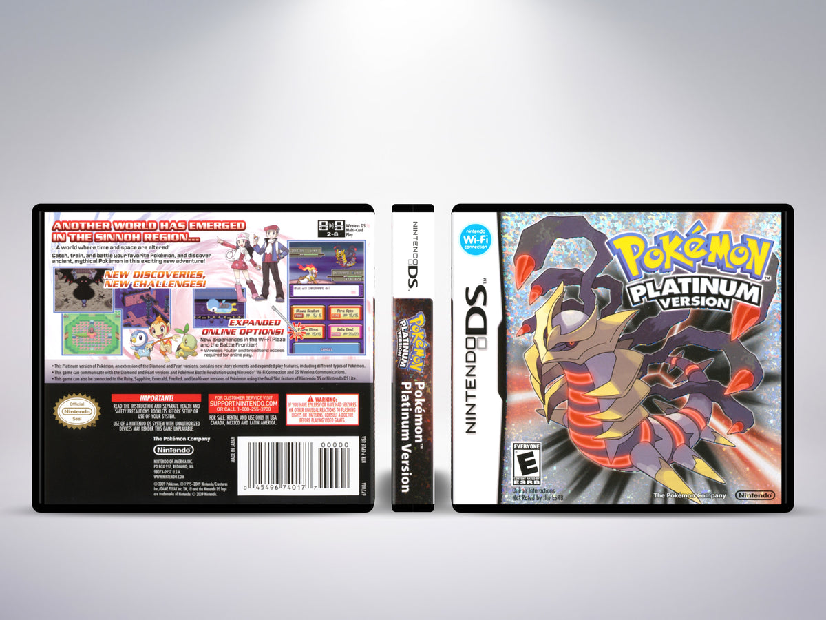 Pokemon Platinum Version - Custom Case