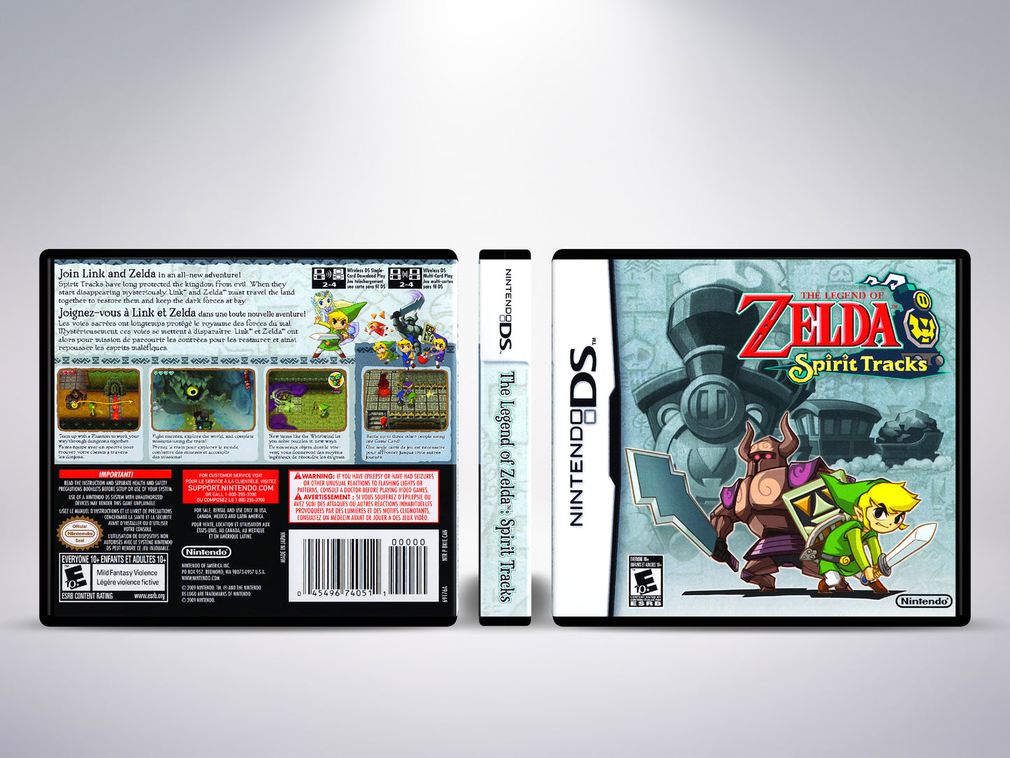 Legend of Zelda Spirit Tracks - Custom Case