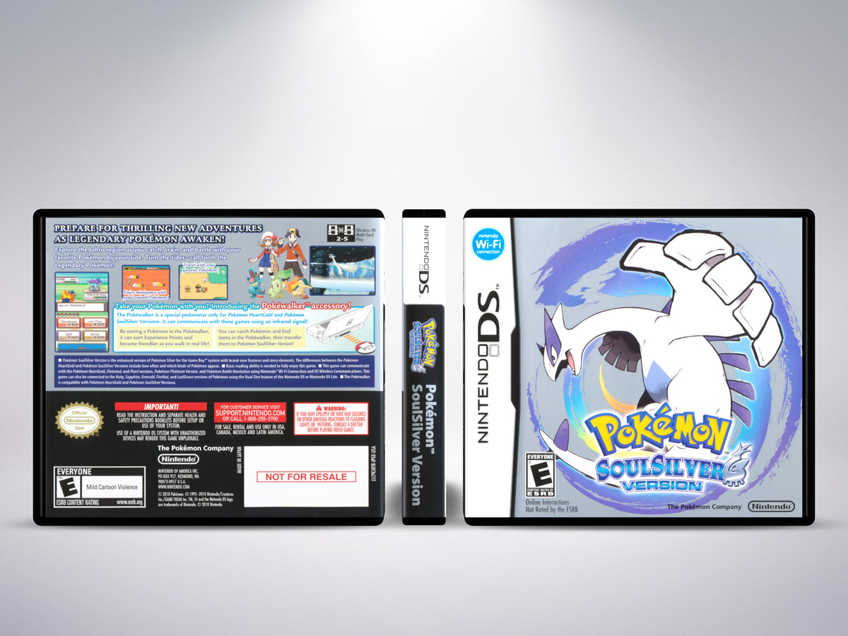 Pokemon Soulsilver Version - Custom Case