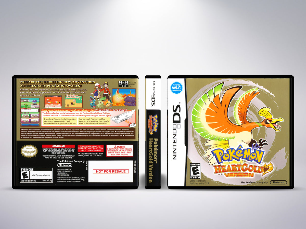 Pokemon HeartGold Version - Custom Case