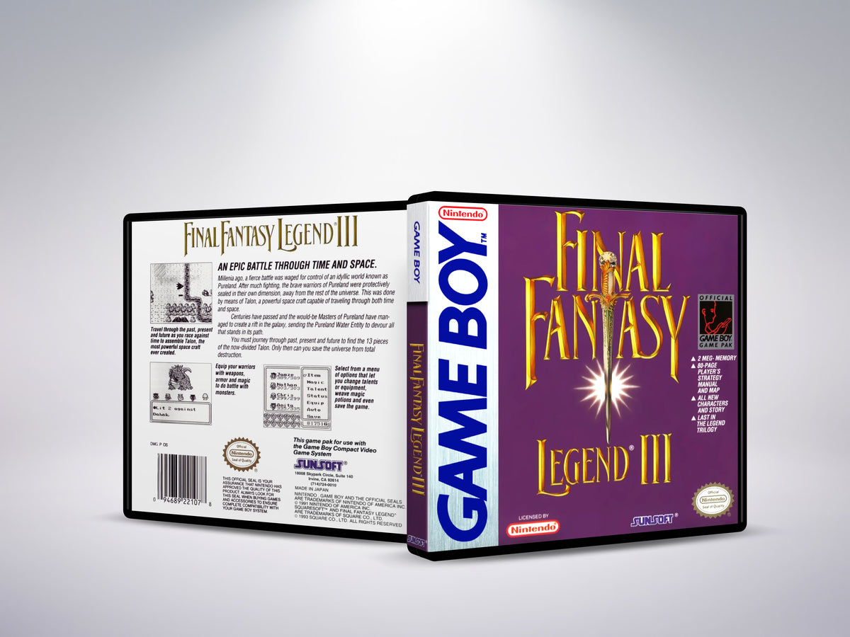 Final Fantasy Legend III - Custom Case